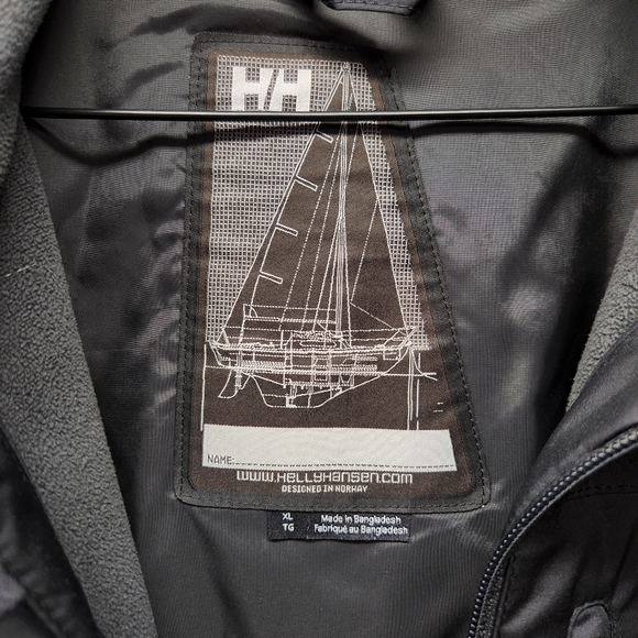Sold - Helly Hansen Crew Midlayer Sailing Jacket Men's Size XL - Picture 7 of 9